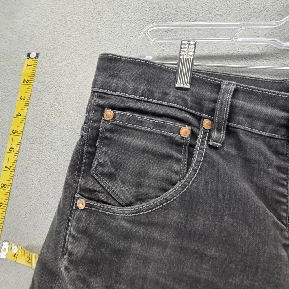 Vintage Levis 511 Jeans Mens 32x34 Black Slim Engineered Flap Pockets Zip Fly